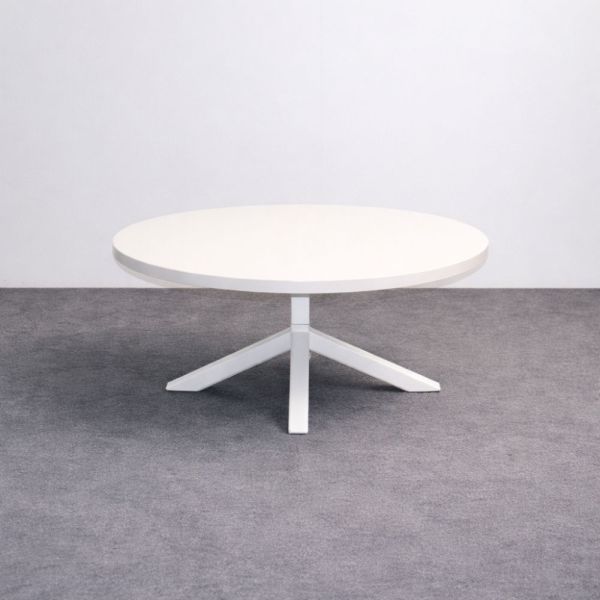 Pyöreä sivupöytä – valkoinen, Ø 100 cm