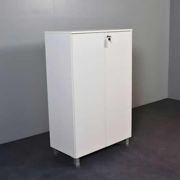 Toimistokaappi 127,5x80x42 – valkoinen