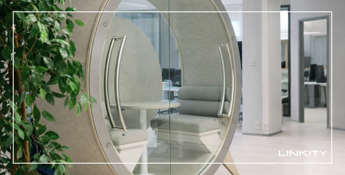 Linkityn toimitilamuutos Pasilaan – kalusteratkaisut kiertotalouden ehdoilla