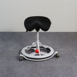 Backapp Smart Wheels satulatuoli - musta alcantara