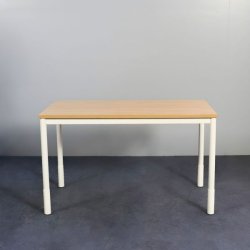 EFG työpöytä 120x60 cm - puu/valkoinen