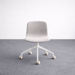 Hay About a chair AAC 14 työtuoli pyörillä – vaaleanharmaabeige / valkoinen
