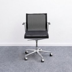 ICF Stick tuoli – musta, pyörällinen