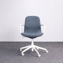 Långfjäll kokoustuoli - tummansiniharmaa/valkoinen