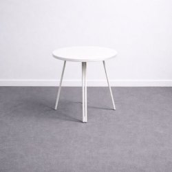 Isku sivupöytä Ø60 cm - valkoinen