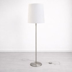 Lattiavalaisin - valkoinen/kromi