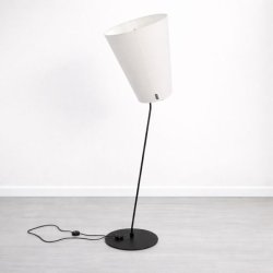 Lundia Soihtu lattiavalaisin – luonnonvaalea/musta