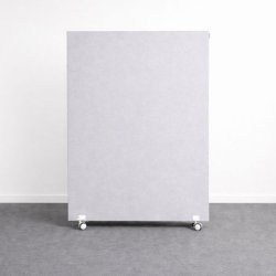 Martela lattiasermi pyörillä, 170 × 120 cm – vaaleanharmaa