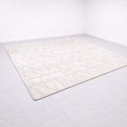 Matto 398x398 cm – vaaleanharmaa