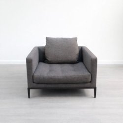 Maxalto Simpliciter nojatuoli - tummanharmaa