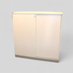 Isku liukuovikaappi 125 x 120 x 40 cm – valkoinen