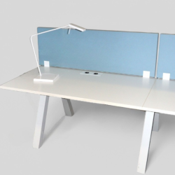 Martela pöytäsermi 120x40 - vaaleansininen