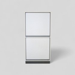 Martela rulokaappi 165 x 80 x 40 cm - valkoinen