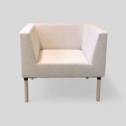 Nojatuoli - vaaleanharmaa