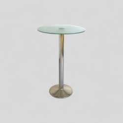 Pyöreä lasipöytä