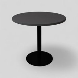 Pyöreä sivupöytä  ⌀ 80 cm - musta