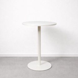 Pystypöytä Ø70 cm – valkoinen