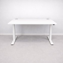 Sähköpöytä 120x80 cm - valkoinen