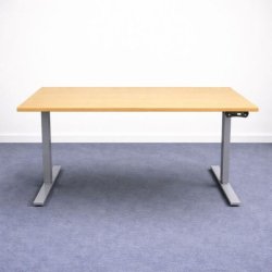 Sähköpöytä 160x80 – puunvärinen sähköpöytä muistipaikoilla