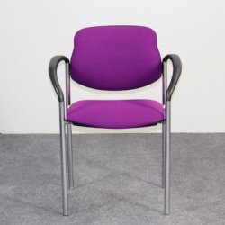 Asiakastuoli - violetti/musta