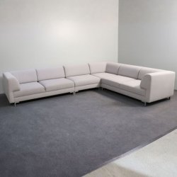 Kulmasohva 256 x 338 cm - harmaa