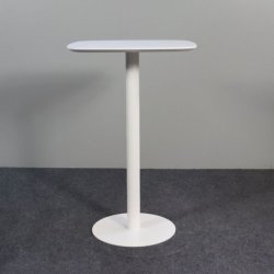 Pystypöytä 70 x 70 cm - valkoinen