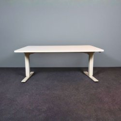 Sähköpöytä 177/140×80 cm – valkoinen