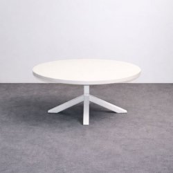 Pyöreä sivupöytä – valkoinen, Ø 100 cm