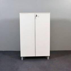 Toimistokaappi 127,5x80x42 – valkoinen