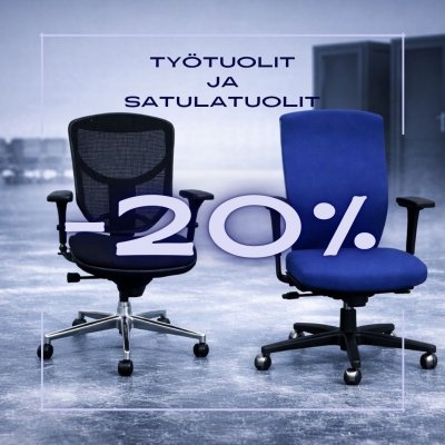Työtuolit ja satulatuolit
